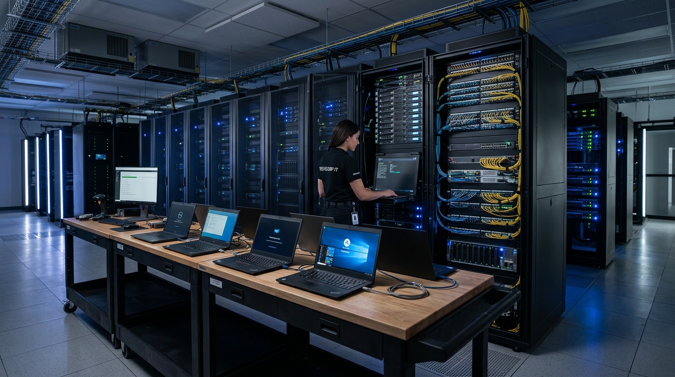 Enterprise Data Center & Hardware Staging Facility